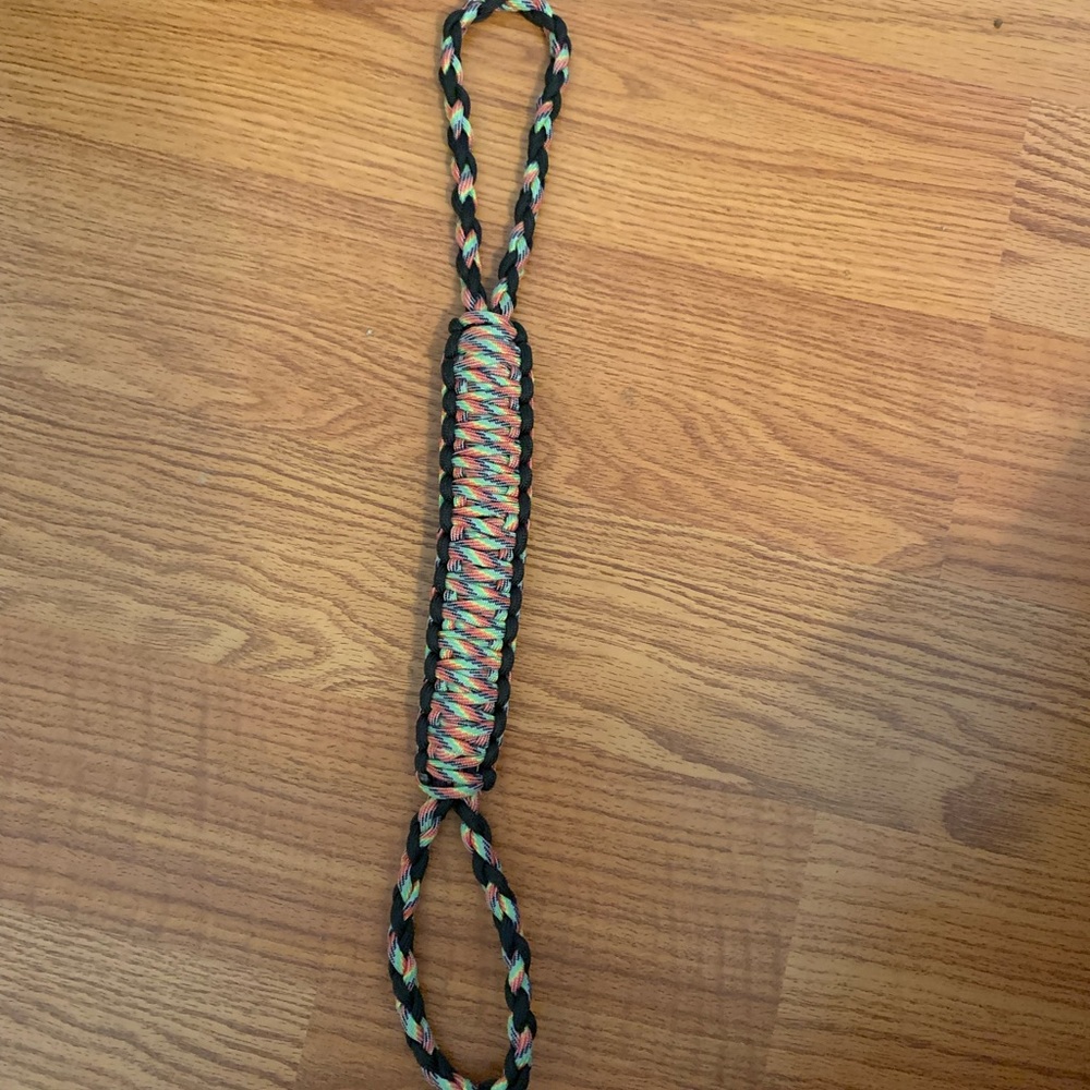 Paracord handle for 30 oz curved Yeti/Rtic tumbler